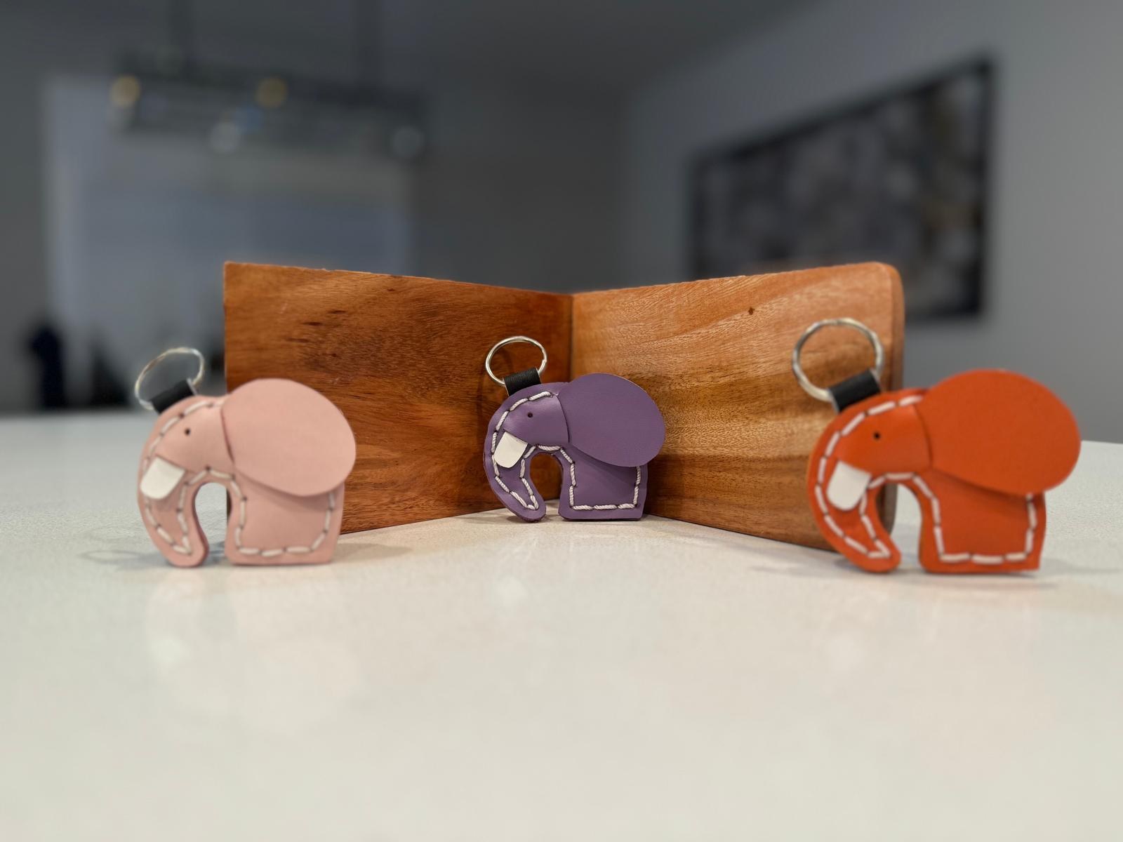 Leather Animal Keychain photo 9