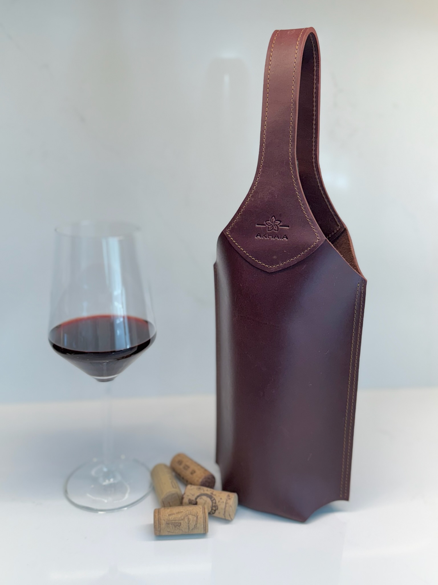 Leather Wine Holder photo 4