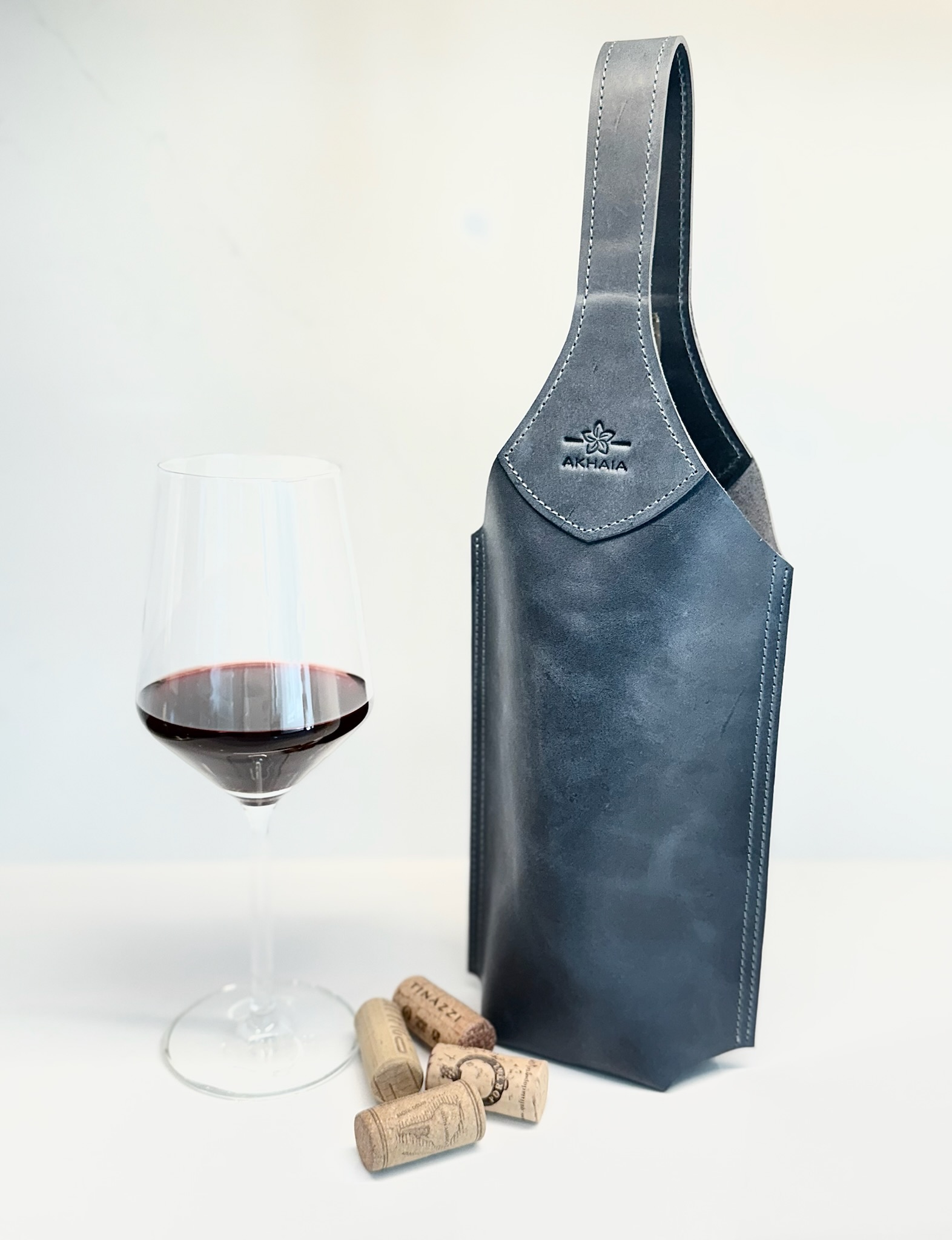 Leather Wine Holder photo 5