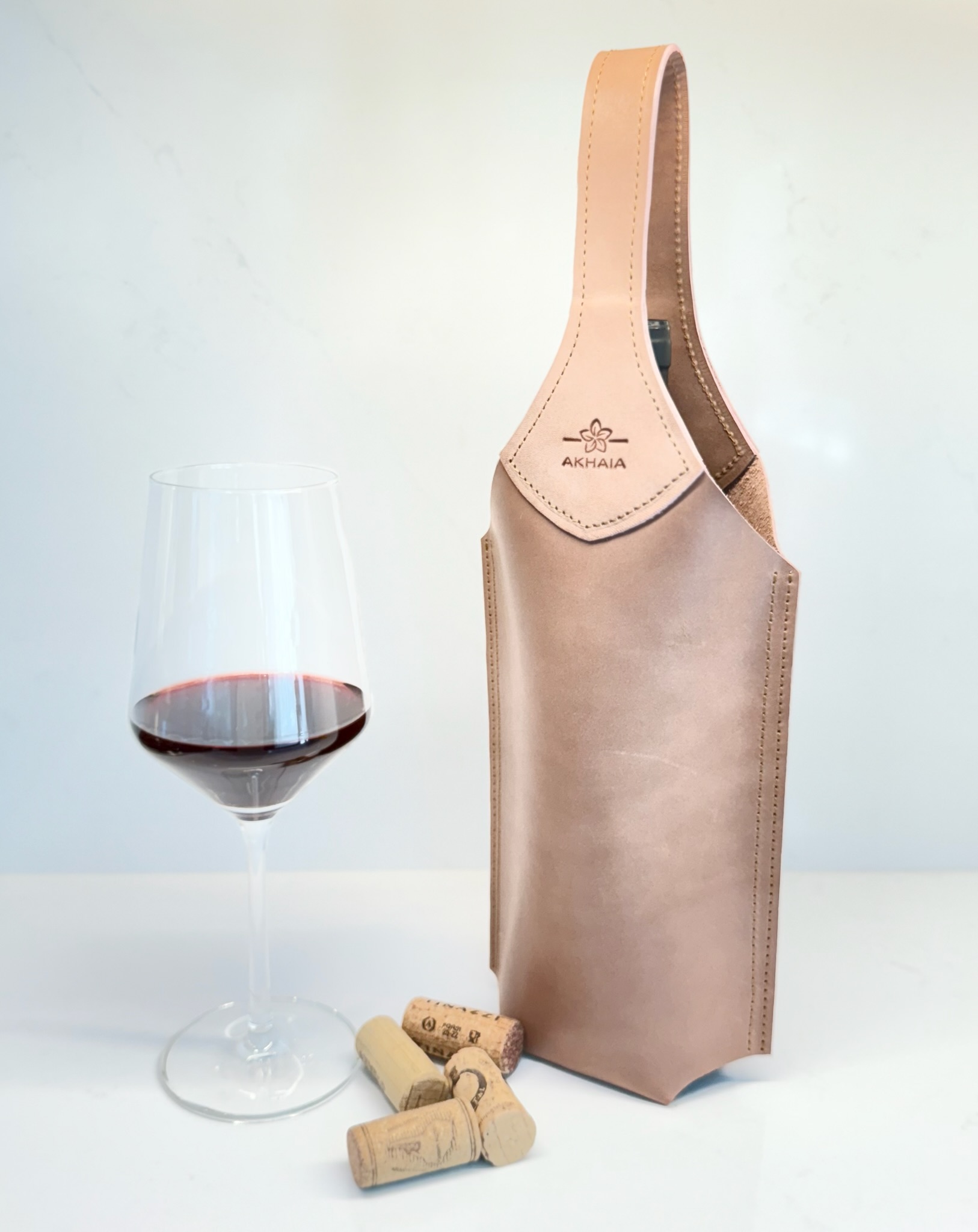 Leather Wine Holder photo 2